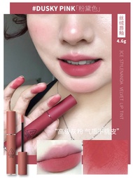 3CE Velvet Lip Glaze Matte Cloud Milk Color Maple Red TAUPE/#DAFFODIL Long-lasting Lipstick Lip Colo