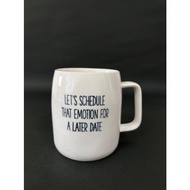 Invoice 有 Invoice/Dongsheng Porcelain Tableware = White 600CC Neck Cup (All English) 600ml Mug