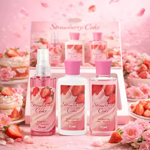 Valentine'S Day Set | Spa-Grade Body Care And Bath Set: Body Wash, Lotion, And Fragrance Mist (3pcs,
