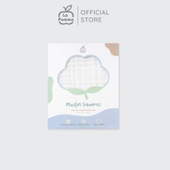 Khăn đa năng Xô Muslin 6 Lớp La Pomme trơn màu (100x100cm)