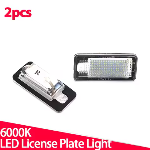 12V 3W LED Number License Plate Light Lamp canbus no error For Audi A3 A4 S4 RS4 B6 B7 A6 RS6 S6 C6 