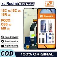 ORI LCD Redmi 13C 4G/ 13C 5G/ 13R 5G/ poco C65 4G/ M6 5G High-Quality Digitizer Assembly Replacement