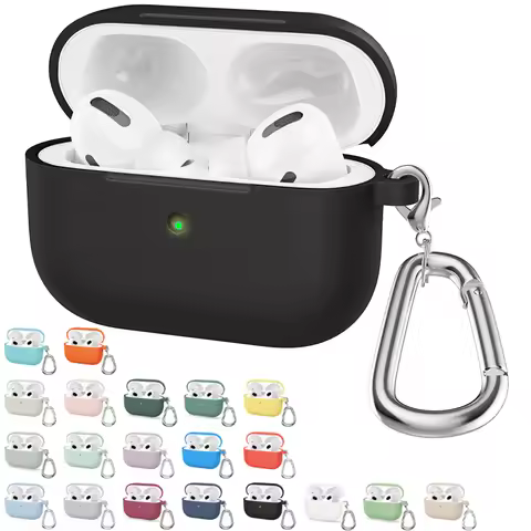 Silicone Earphone Case For Apple Airpods Pro Cover Headphone Accessories Protective Box For Airpods 