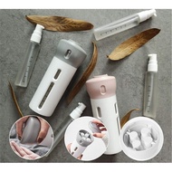 Travel Bottle Toiletries 4in1 Soap Bottle Travel Bottle Set Toiletry Dispenser Soap Kit 4in1 Refill 