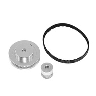 Yz> 2GT pulley GT2 synchronous pulley belt kit 20 teeth 60 teeth 1:3 reduction ratio mechanical tran