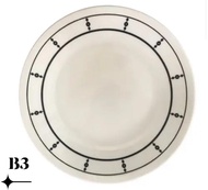 Corelle Signature Black &amp; White Dessert Plate B2