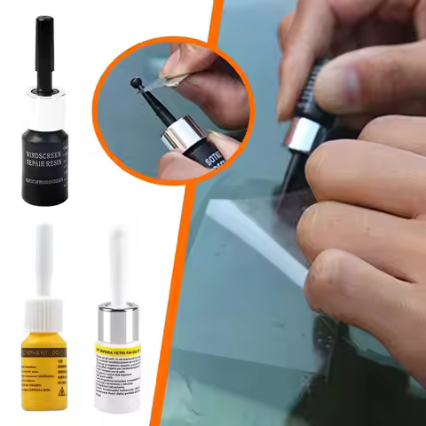 Car Cracked Glass Repair Kit Windshield Nano Repair Auto Filler Windshield Scratch Window Repair Too