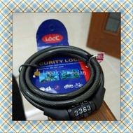 SHORT BICYCLE LOCK NUMBER 4 COMBINATION BICYCLE LOCK/