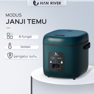 HAN RIVER rice cooker mini（Garansi 365 hari/bisa COD） / magiccom Portable rice cooker 0.8L 400W/watt