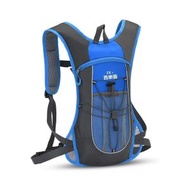 全城熱賣 - 運動水袋背包 7L 可調式騎行背包 旅行背包 帶頭盔固定繩，防水，反光條，適合遠足、跑步、露營-藍色 深藍