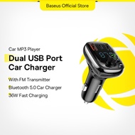 Baseus Quick Charge 4.0 Car Charger for Phone FM Transmitter Bluetooth Car Kit Audio MP3 Player