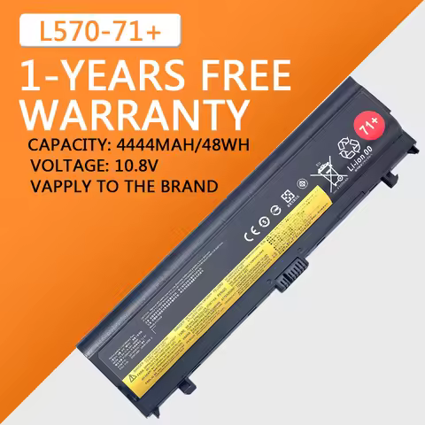 00NY486 00NY488 71+ Battery for Lenovo ThinkPad L560 L570 SB10H45073 SB10H45071 00NY489