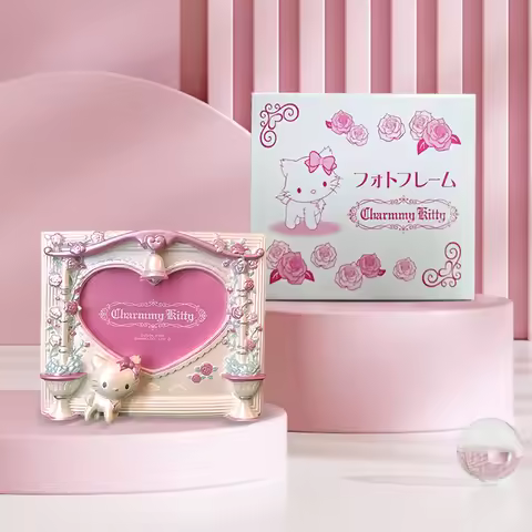 Cartoon Kitty Charmmy Photo Frame Ornament Resin Picture Frame Fine Frame Home Decoration Valentine'