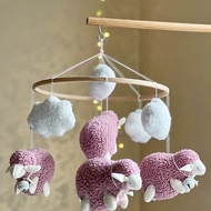 熊移動音樂移動嬰兒床嬰兒淋浴禮物托兒所移動熱氣球