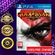 [CHEAPEST / Murah] Used/Pre-owned God of War 3 Remastered CD Playstation PS4 Games