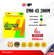 LINEEXP EMO 4X 200m Casting Braided Fishing Line Ultra Sensitive Smooth Thin Strong PE Multifilament