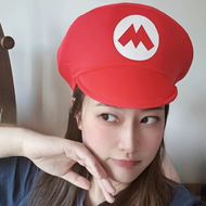 Mũ Hoạt Hình Dễ Thương Super Mario Cho Bé Gái Mũ Thời Trang Đa Năng Cho Khuôn Mặt Tròn Và Vuông Cỡ Đ