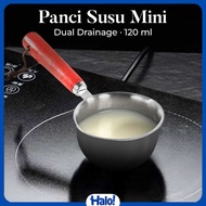 One Two Cups Mini Milk Pan Stainless Steel 410 Dual Drainage - HK1
