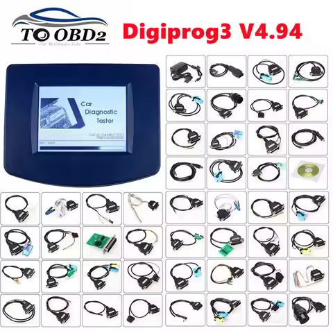 Digiprog3 Full set Normal/FTDI OBD Version Original CPU FTDI CHP Digiprog 3 V4.94 programmer Digipro