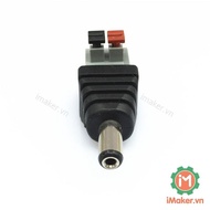DC Power Connector Male 5521 2.1mm Needle Wire Clip - TaKa DiY