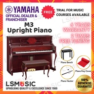 Yamaha M3 Upright Acoustic Piano - New Unit / Open Unit - Matte Satin Mahogany Furniture Piano