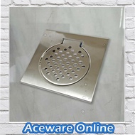 CP-500 15cm x 15cm Stainless Steel Floor Trap Cover Drain Floor Strainer Water Drainer