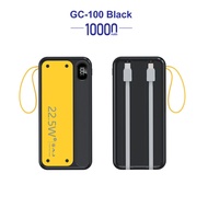 AJ เพาเวอร์เเบงค์ 2in1 22.5W รุ่น GC-100 /GC-210 / GC-31 รองรับชาร์จเร็ว มีสายในตัว (มอก.2879-2560) 