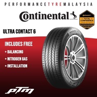 15 16 17 18 20 inch Continental UltraContact 6 Uc6 Tyre (FREE INSTALLATION/DELIVERY)