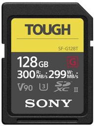 九晴天 租記憶卡出租～SONY TOUGH 128G SDXC U3 300MB/s UHS-II