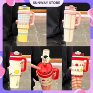 SUNWAYSTORE - Fruity Bloom Tumbler 1000ml Stainless SUS 316 1000ml Drinking Bottle Tumbler/ Viral Tu