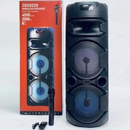 ZQS-8220S  Bluetooth Speaker 1200W Super bass Outdoor Speaker 8 Inch Double Horn Subwoofer Wireless 