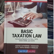 Basic Taxation Law/Taxation Law books - Manahan, BCSI