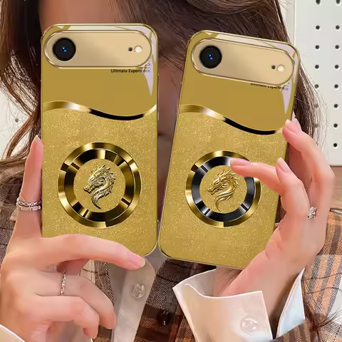 Brilliant golden ring For IPhone 17Pro Max 16 17 Pro 15 Pro 14 13 Plus 12 Mini 11Pro Max XR 16E 17 A