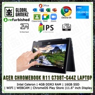 Refurbished Acer Chromebook R11 C738T-C44Z Laptop Intel Celeron | 4GB DDR3 Ram | 16GB SSD | WiFi |