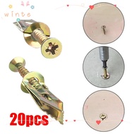 WINTE 20pcs Self Drilling Drywall Anchors Durable For Plasterboard Heavy Duty Self-Tapping Screw