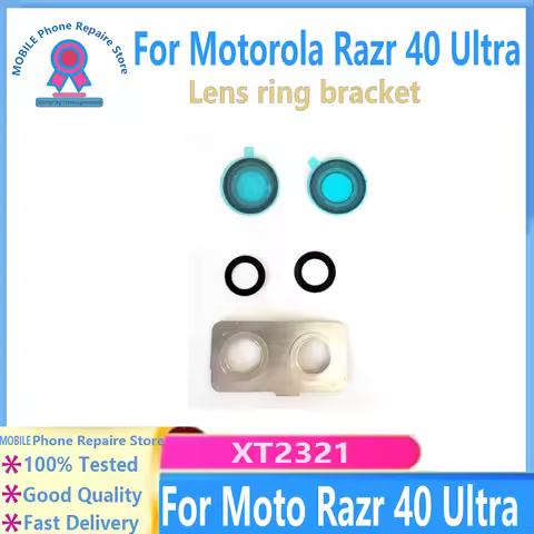100% Original Front Facing Rear Main Camera Lens For Motorola MOTO RAZR 40 ULtra XT2321 Front Camera