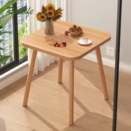 Small Square Table Wooden Table Simple Square Table Home Table Sofa Bedside Table Balcony Small Tabl