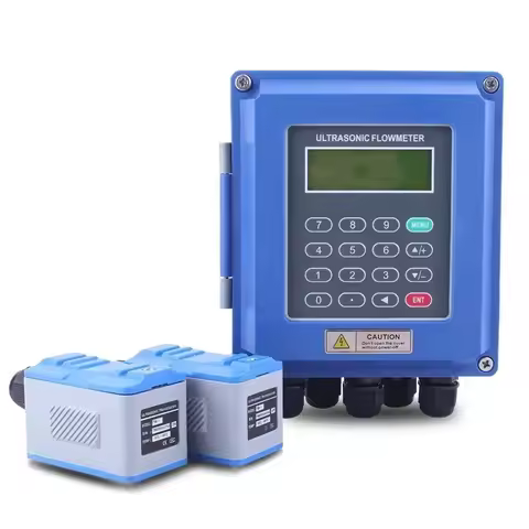 SD Card Slot Version TUF-2000B TM-1 DN50mm-DN700mm TS-2 DN15-DN100mm Ultrasonic Flow Meter TUF2000M 