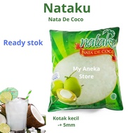 NATAKU nata de coco 1kg /nata kara / nata de coco/ jelly /jelly rainbow