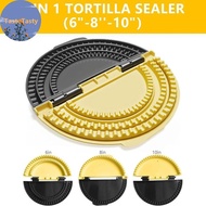 TasteTasty 3-in-1 Tortilla Sealer, Tacos Tortilla Crimper Maker, Adjustable Size, For 6"-10" Crust, 