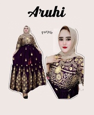 🔥 READY STOCK 🇲🇾🔥 Aruhi Baju Batik Corak Hindi Maxi Dress