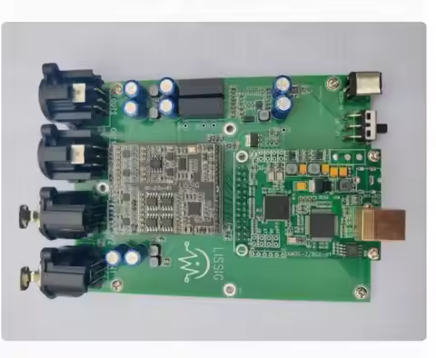 USB ASIO Sound card XMOS 2-channel recording playback indicator Measurement ES9018 ES9822