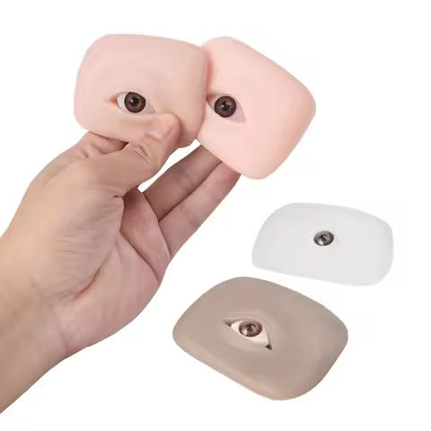 1pcs Microblading 5D Textured Bionic Silicone Tattoo Eyebrow And Eye Module Stereoscopic Eye Makeup 