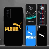 for Redmi Note 9 9T 10 Pro Max 10S 10T K20 Fashion Puma TPU soft silicone shockproof luxury black ph