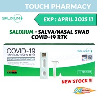 [Ready stock] (EXP : 4/2025) SALIXIUM - Covid 19 Saliva Antigen Test Kit - 1 set Covid test kit Home Self Test Kit