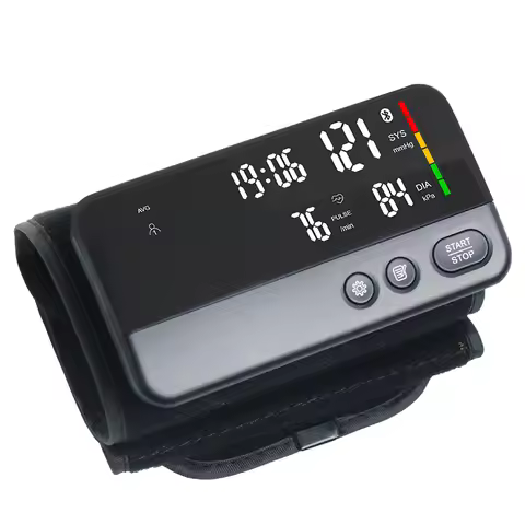 Yonker Upper Arm Bluetooth Rechargeable Blood Pressure Monitor Digital Blood Pressure Meter with APP