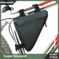 [kidsworld1.sg] Triangle Cycling Bicycle Bags Front Tube Frame Bag Mountain Road Bike Triangle Pouch MTB Bike Riding Equipment
