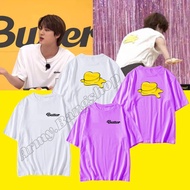 KAOS BAJU BTS BUTTER LOGO KPOP KOREA TAEHYUNG JUNGKOOK LENGAN PENDEK -