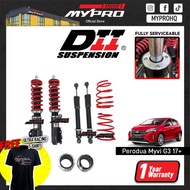 Perodua Myvi G3 17++ DII (Boleh Service) Adjustable suspension set (LCA) Hi Low Body Shift Adjustabl