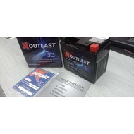 Outlast Battery Ytz7s Honda Click125 Scooter 701